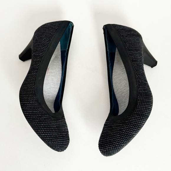 Betabrand Shoes Late To The Gate Heels Pumps Slip On Black Comfort Classic 8.5 - Picture 2 of 14